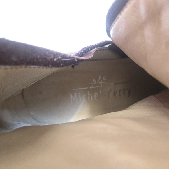 Michel Perry genuine leather mid calf boots - Picture 4 of 5